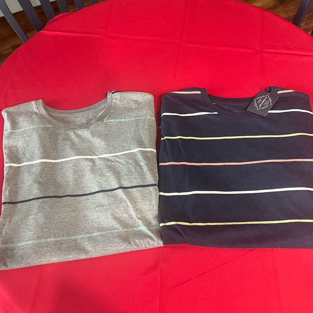 Striped men’s Shirts - Gray and Navy